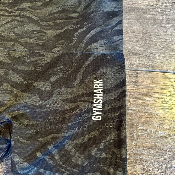 Gymshark Adapt Seamless Black Tiger Leggings Small - Picture 7 of 7